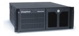 Photo of an industrial-grade rackmountable router.